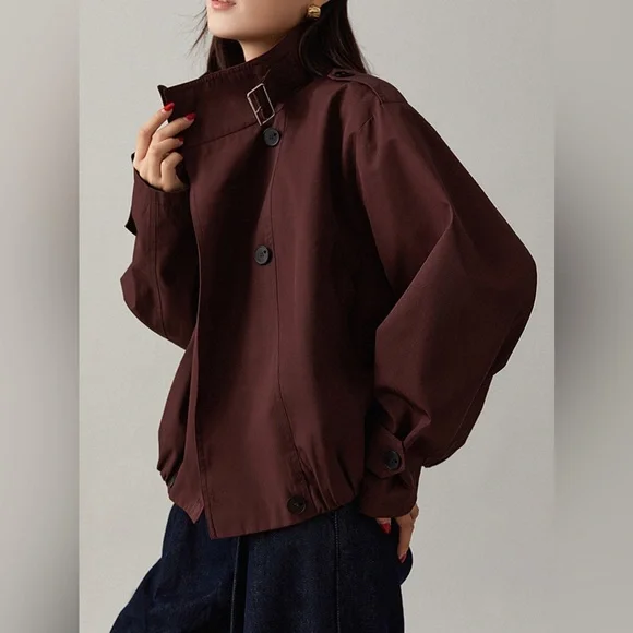 Commense Vintage Loose Trench Coat - Picture 7 of 14